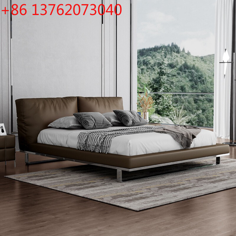 Luxury Bags Quiet - Italian light luxury leather bed down