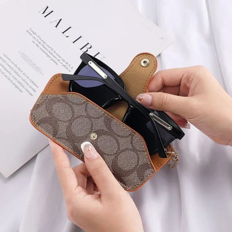 Luxury Bags Consignment - Women Luxury Vintage Printed Leather Glasses