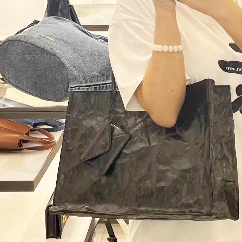 Korean Casual Kraft Paper Tote - Luxury Bags On Sale review and price