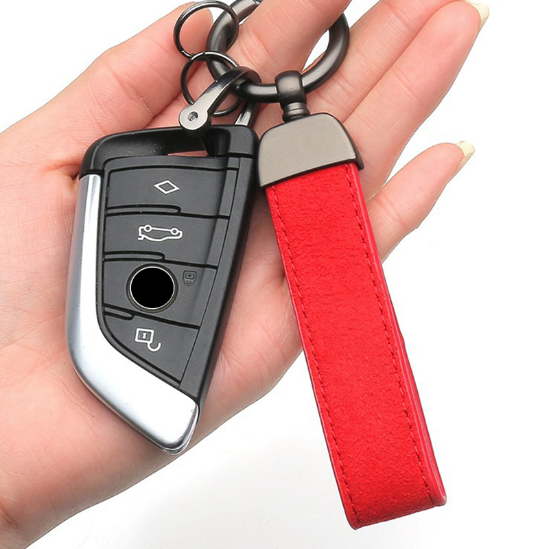 Suede Leather Car Keychain Hig - Luxury Bags Best review and price