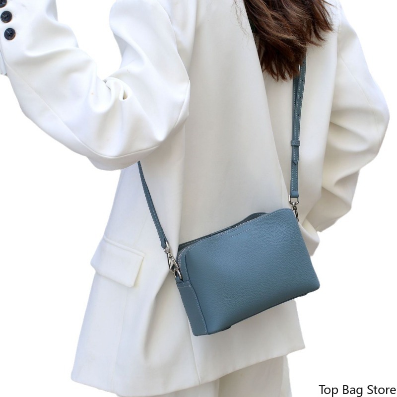 Genuine Leather Square Crossbo - Luxury Bags Quiet review and price