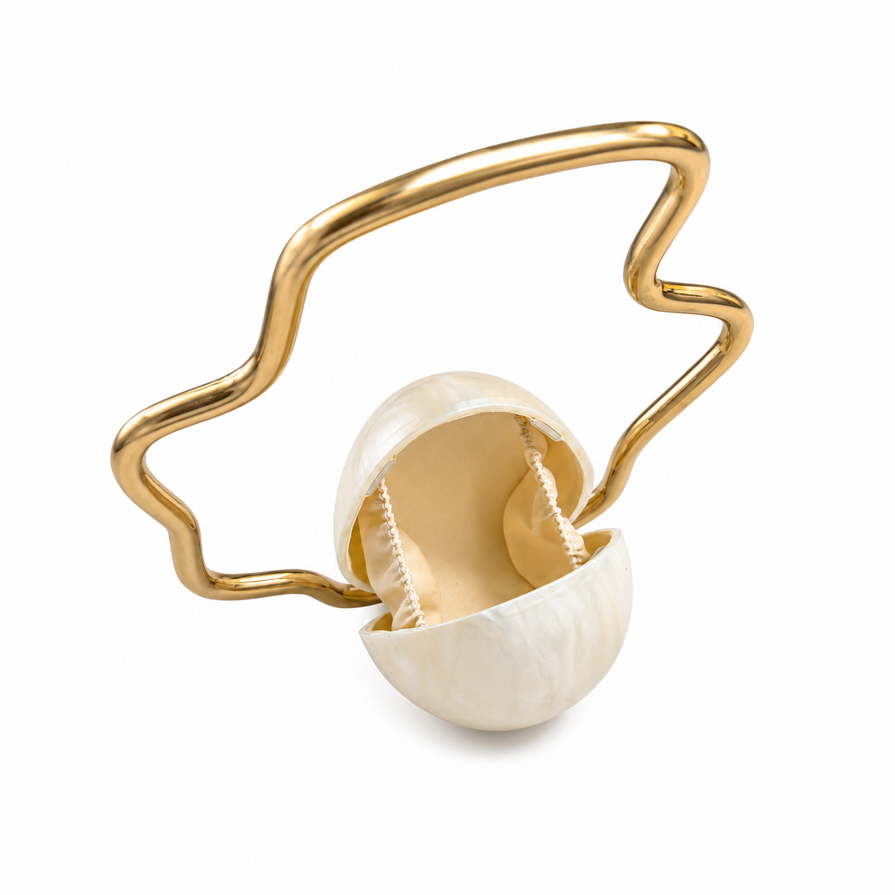Women mini Acrylic Egg Bag Cut - Luxury Bags On Sale review and price