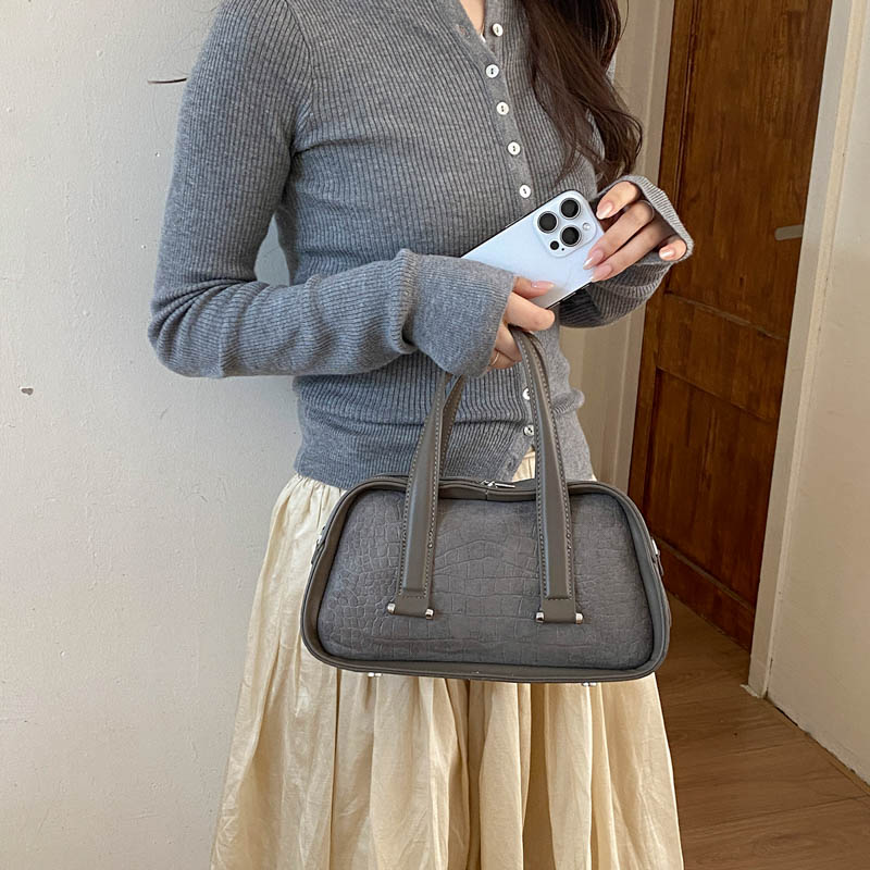 Retro Crocodile Textured Mini  - Luxury Bags Consignment review and price