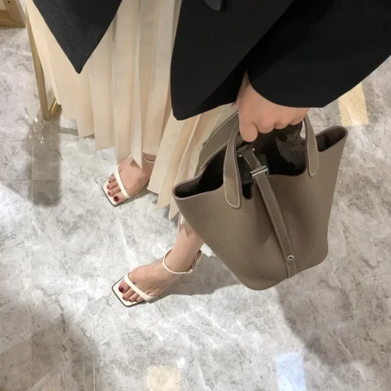 2023 New Contrast Color Cowhid - Luxury Bags Office review and price