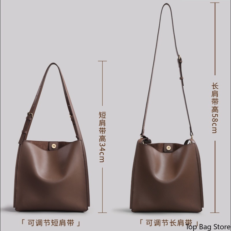 Genuine Leather Bucket Bag for - Luxury Bags Quiet review and price