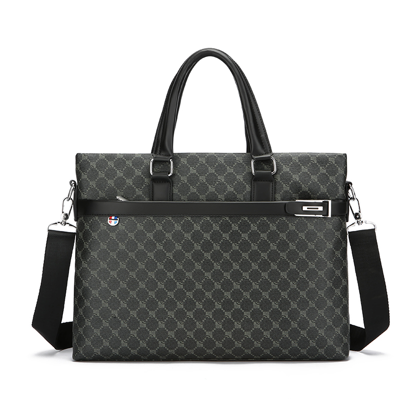 new Men's printed PU leather b - Luxury Bags For Laptop review and price