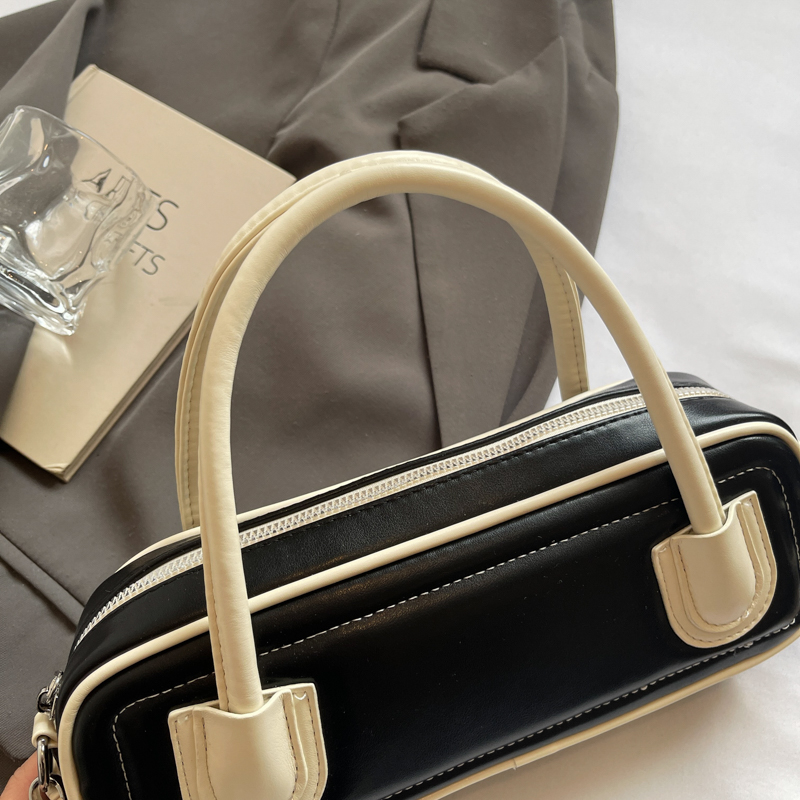 Contrast Color Top-handle Bags - Luxury Bags Consignment review and price