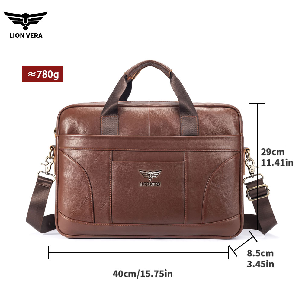 LION VERA Genuine Leather Buss - Luxury Bags For Laptop review and price