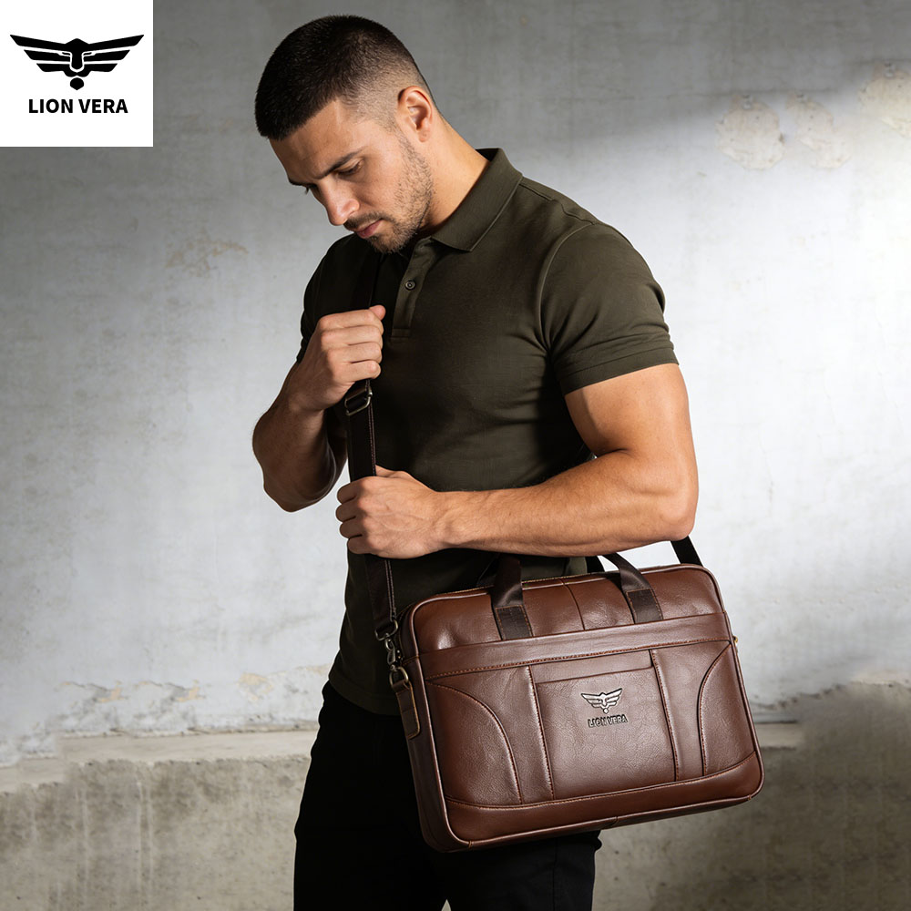 LION VERA Genuine Leather Buss - Luxury Bags For Laptop review and price