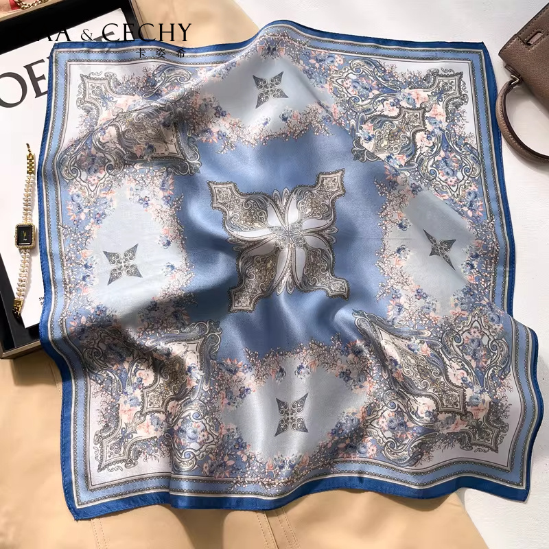 Baroque Floral 100% Mulberry S - Luxury Bags Office review and price