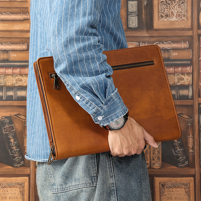 Crazy Horse leather Ipad case  - Luxury Bags For Laptop review and price