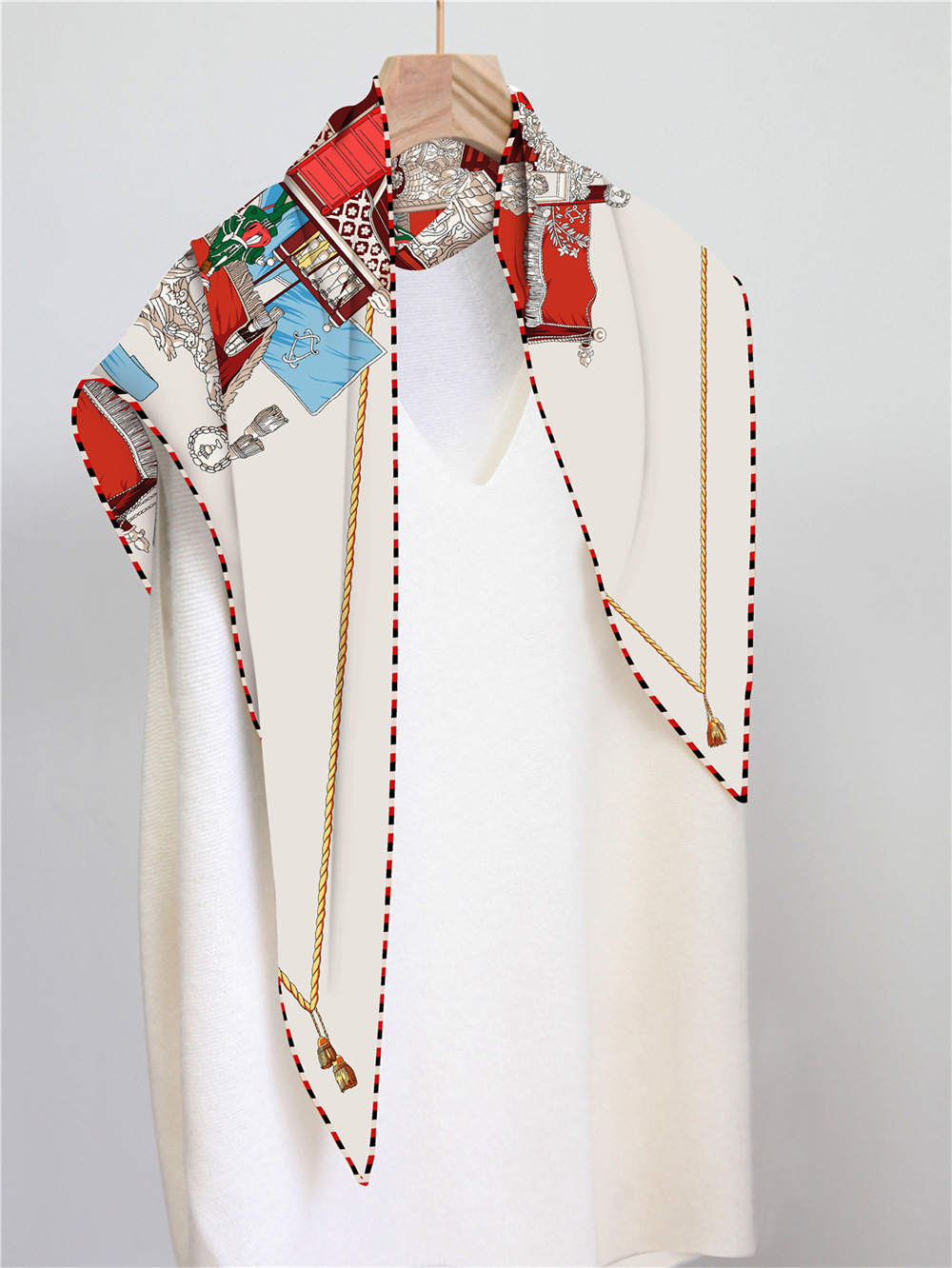 Triangle Twill Scarf Luxury Wo - Luxury Bags La review and price