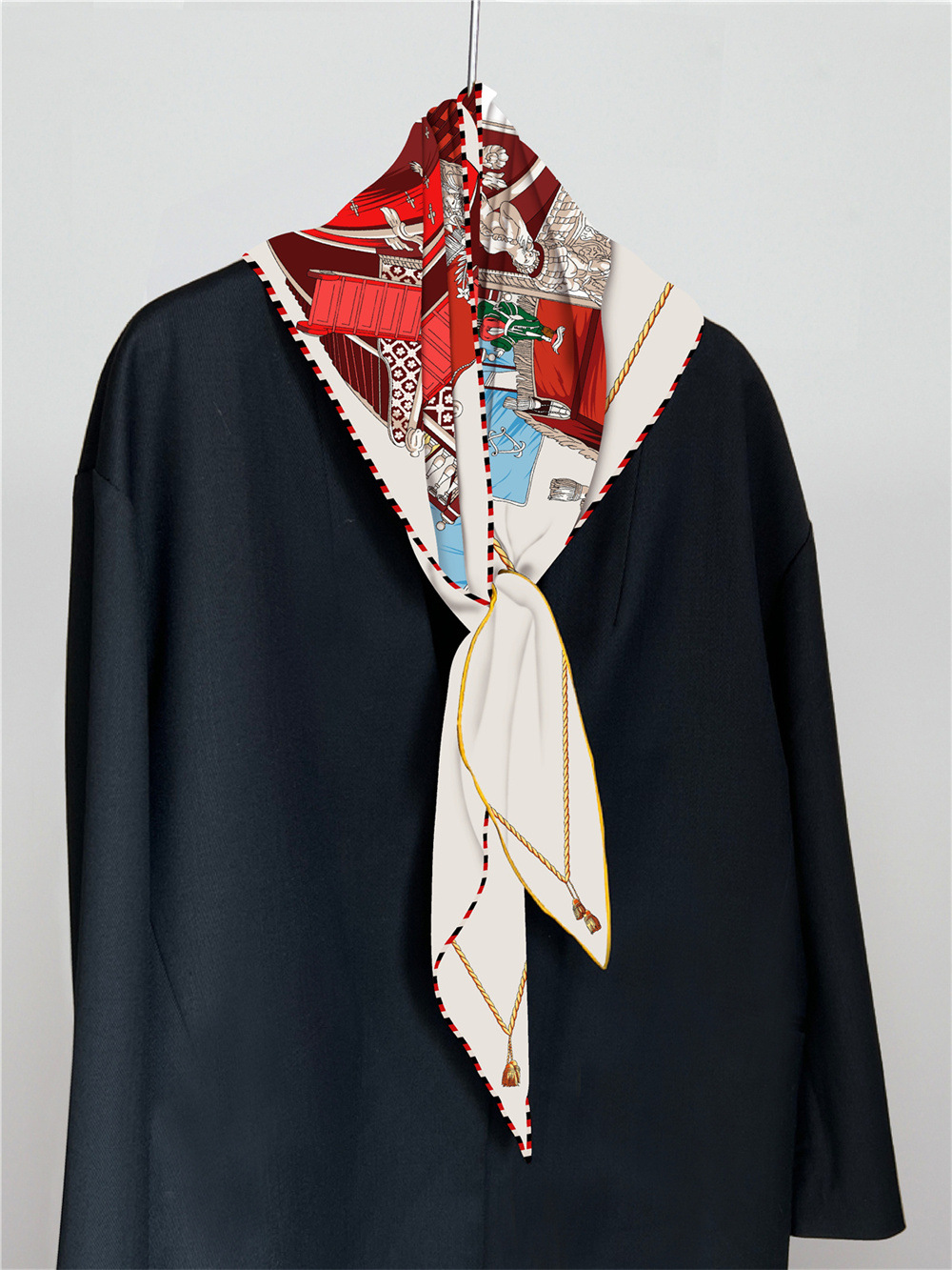 Triangle Twill Scarf Luxury Wo - Luxury Bags La review and price